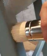 Wachspinsel Anwendung