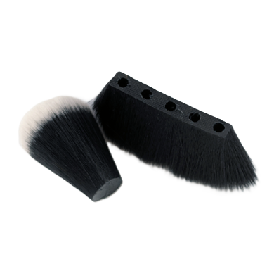 Cosmetic brush tufts