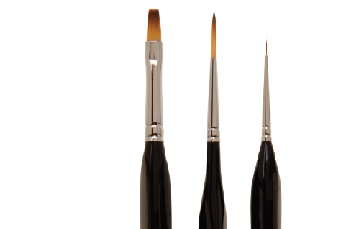 Model building brushes
