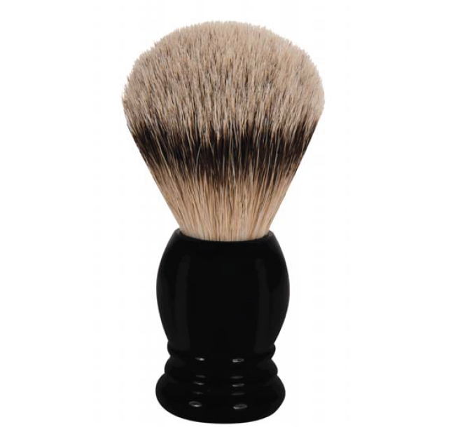 Natural hair shaving brush