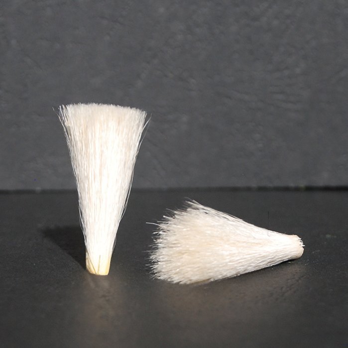 Hair bundles, brush tuft, goat hair, natural hair