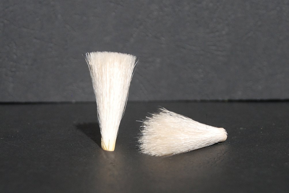 Hair bundles, brush tuft, goat hair, natural hair