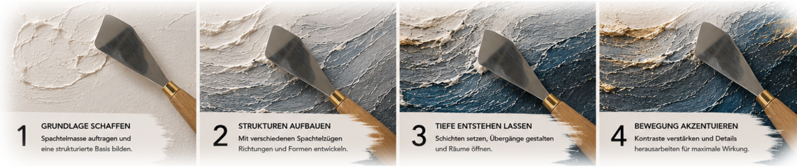 SPATEX Formspachtel für Strukturpaste (KI)