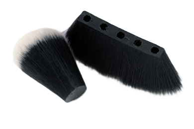 Cosmetic brush tufts
