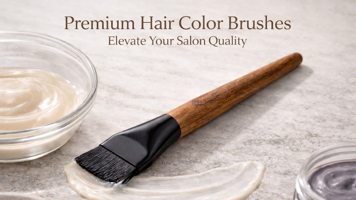 Haarfärbepinsel made in Germany (ai background)