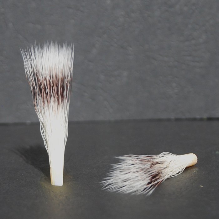 Hair bundles, brush tuft, synthetic fibre, badger imitation