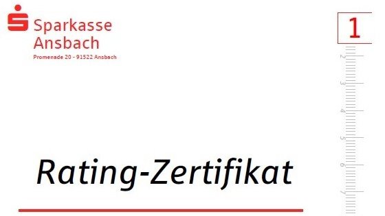 Sparkasse-Rating-Zertifikat