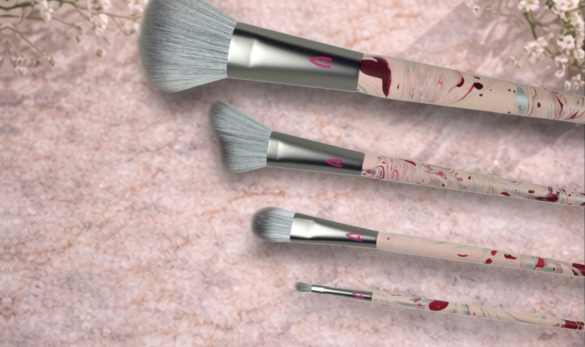 AMARENI Makeup-Pinsel: vegan, pflanzenbasiert, hergestellt in Deutschland