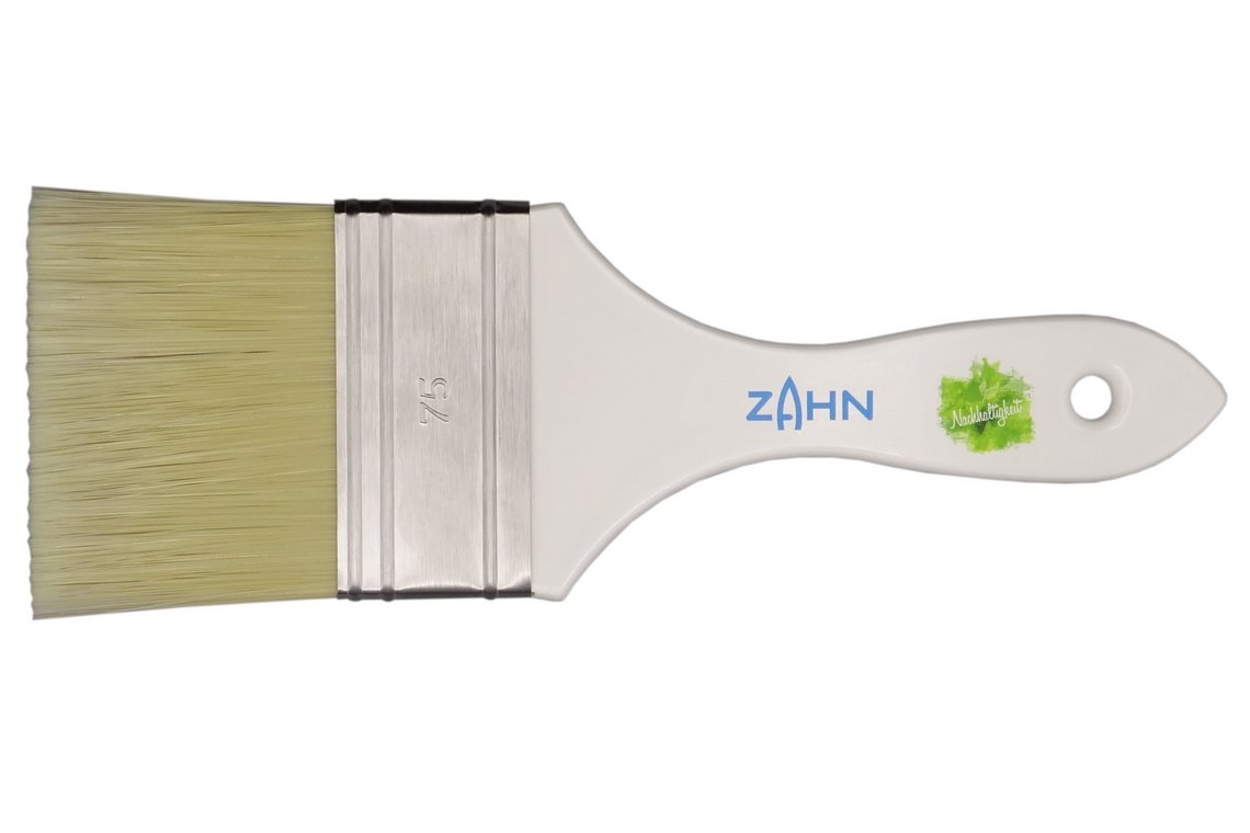 Flat brush vegan fiber multicolor imprint