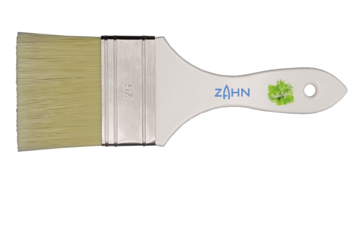 Flat brush vegan fiber multicolor imprint