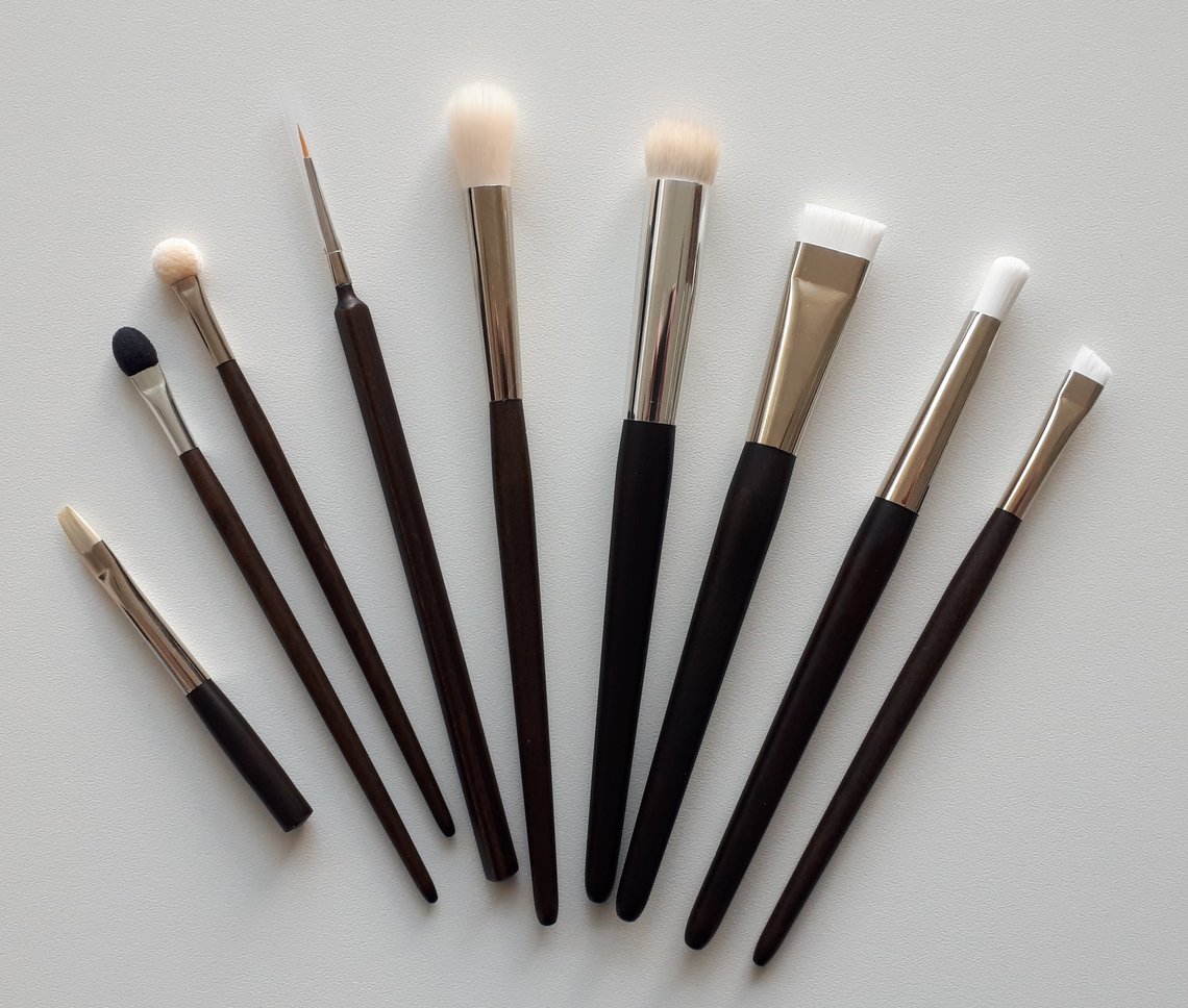 Professional brush assortment for model making