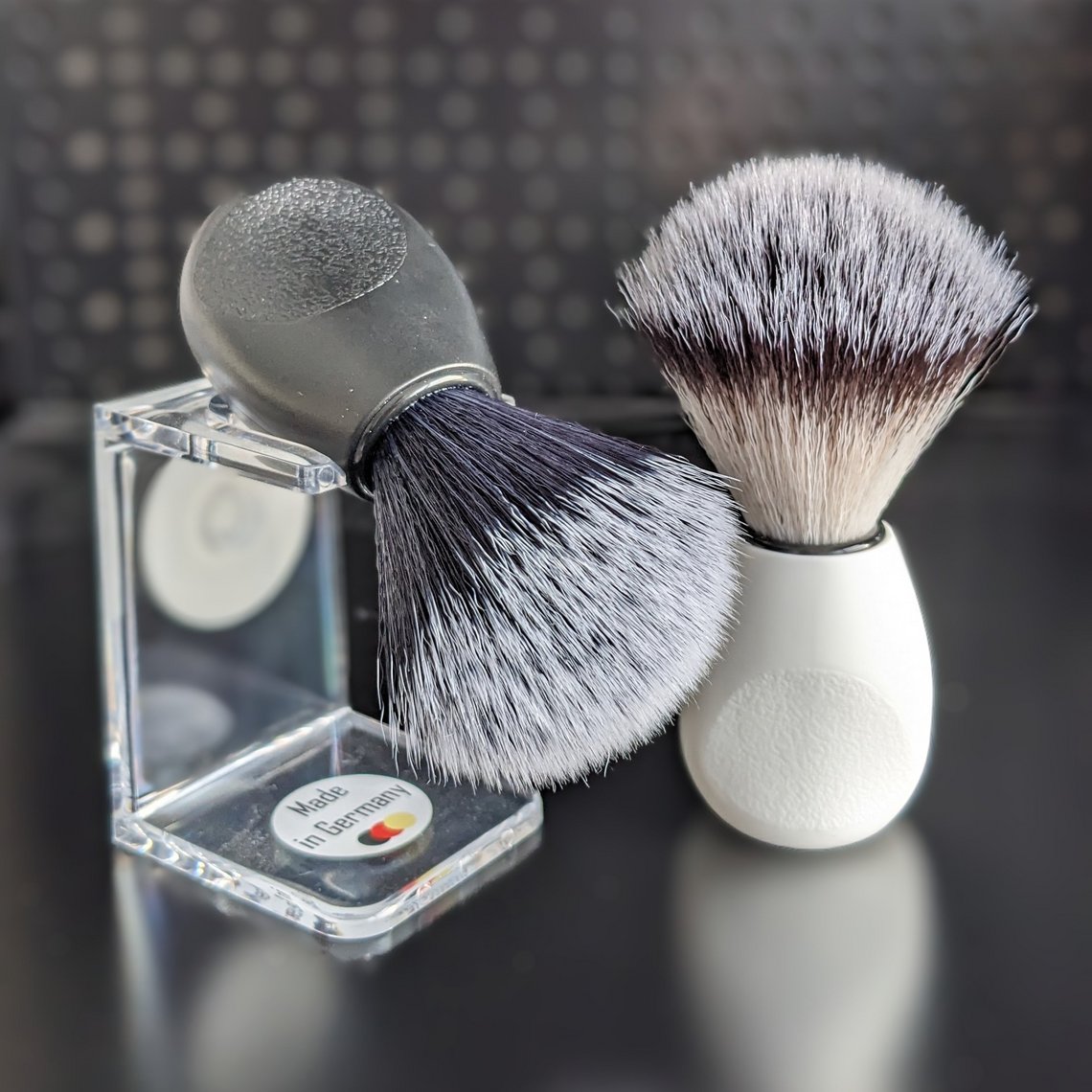 Shaving brush Black & White made in Germany