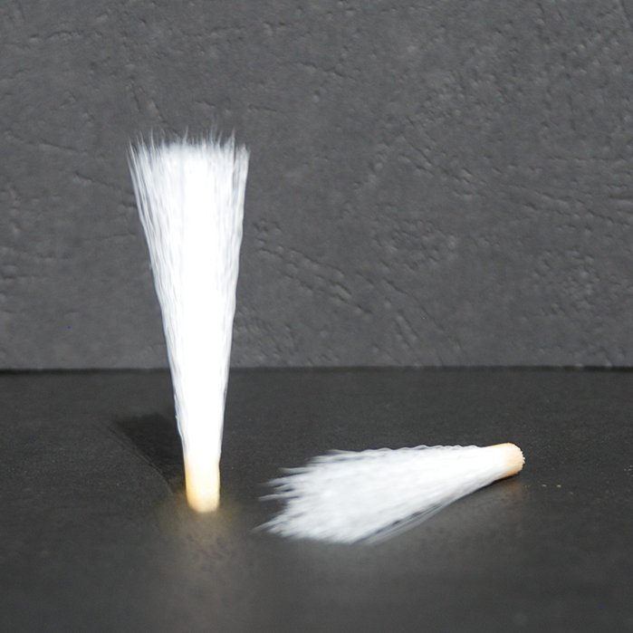 Haarbündel brush tuft Synthetikfaser weiß