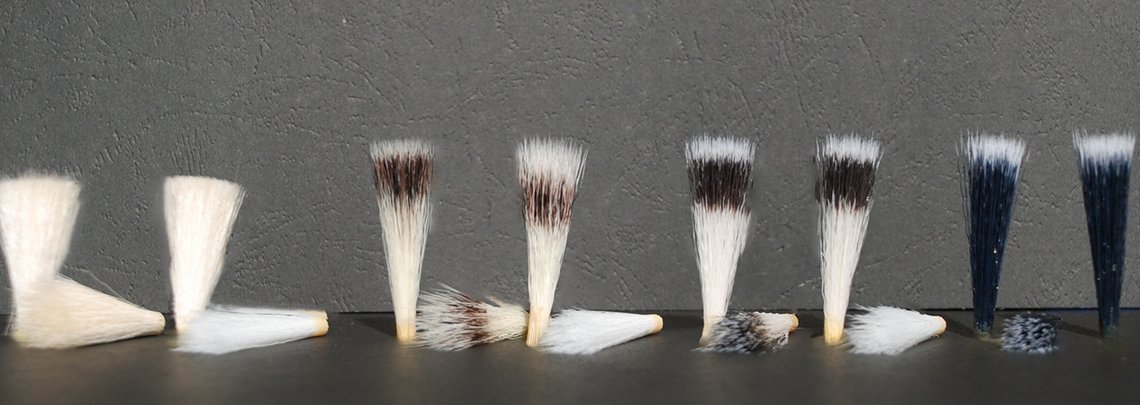 Haarbündel brush tufts Naturhaar Synthetikfaser
