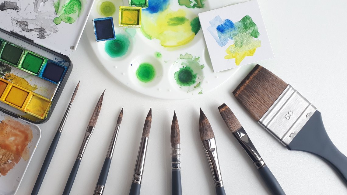 CASIN Vegan watercolour brush series