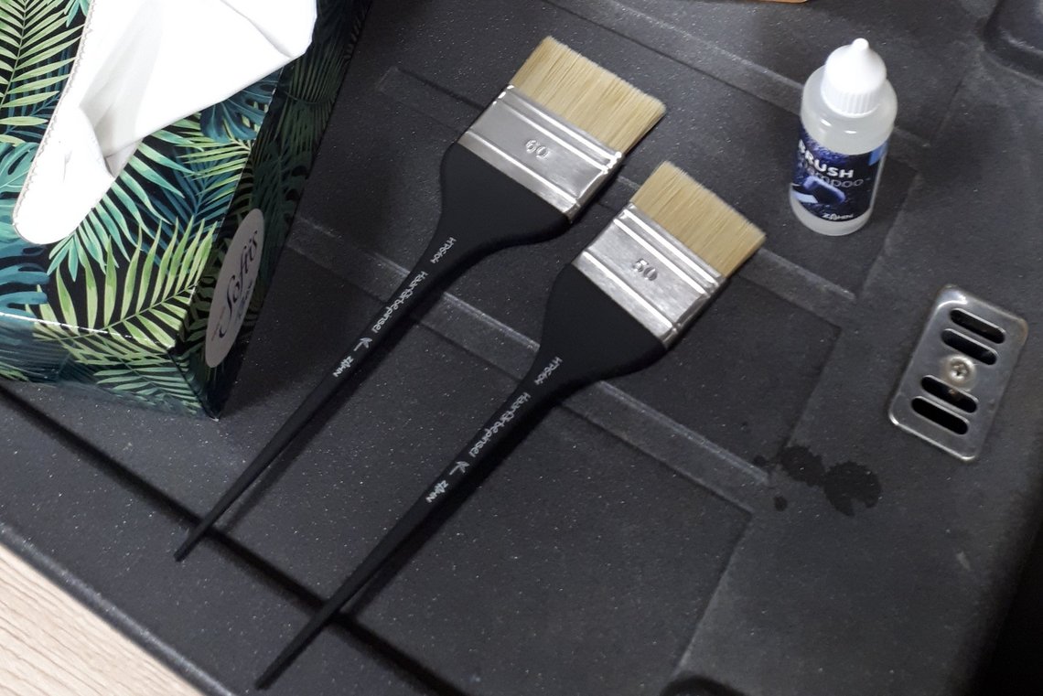 hair dye brushes easy to clean, made in Germany Europe