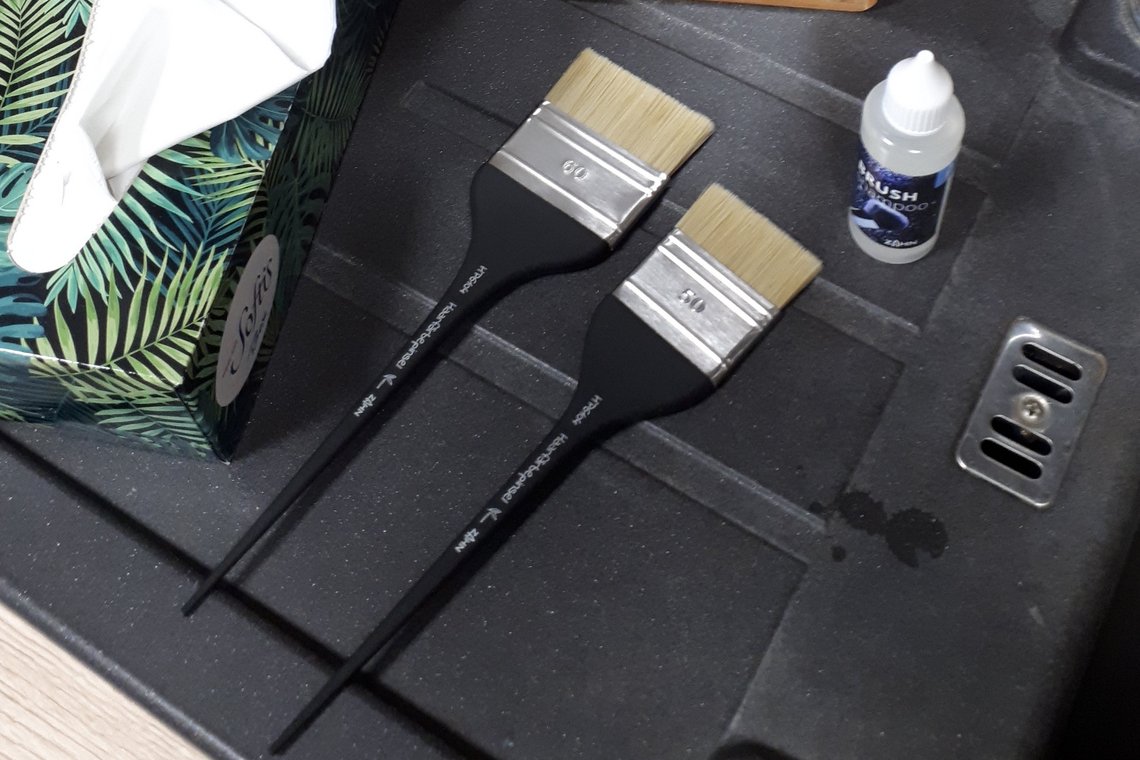 hair dye brushes easy to clean, made in Germany Europe