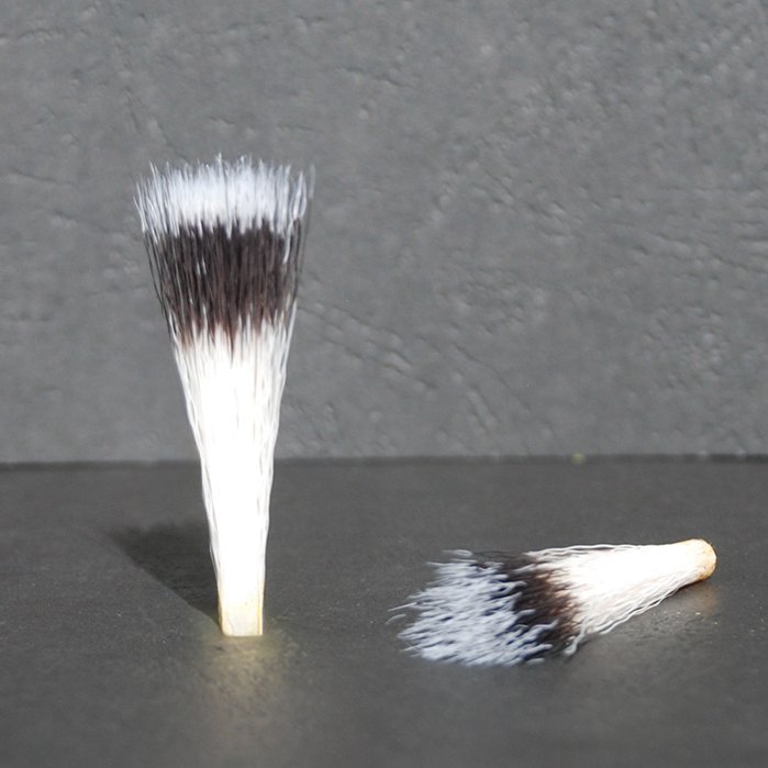 Haarbündel brush tuft Synthetikfaser Dachsimitation