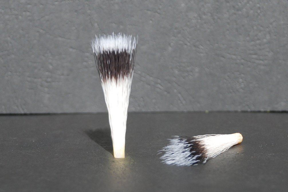 Hair bundles, brush tuft, synthetic fibre, badger imitation