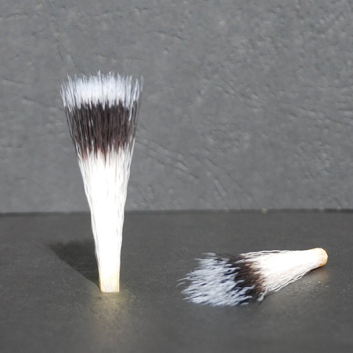 Hair bundles, brush tuft, synthetic fibre, badger imitation